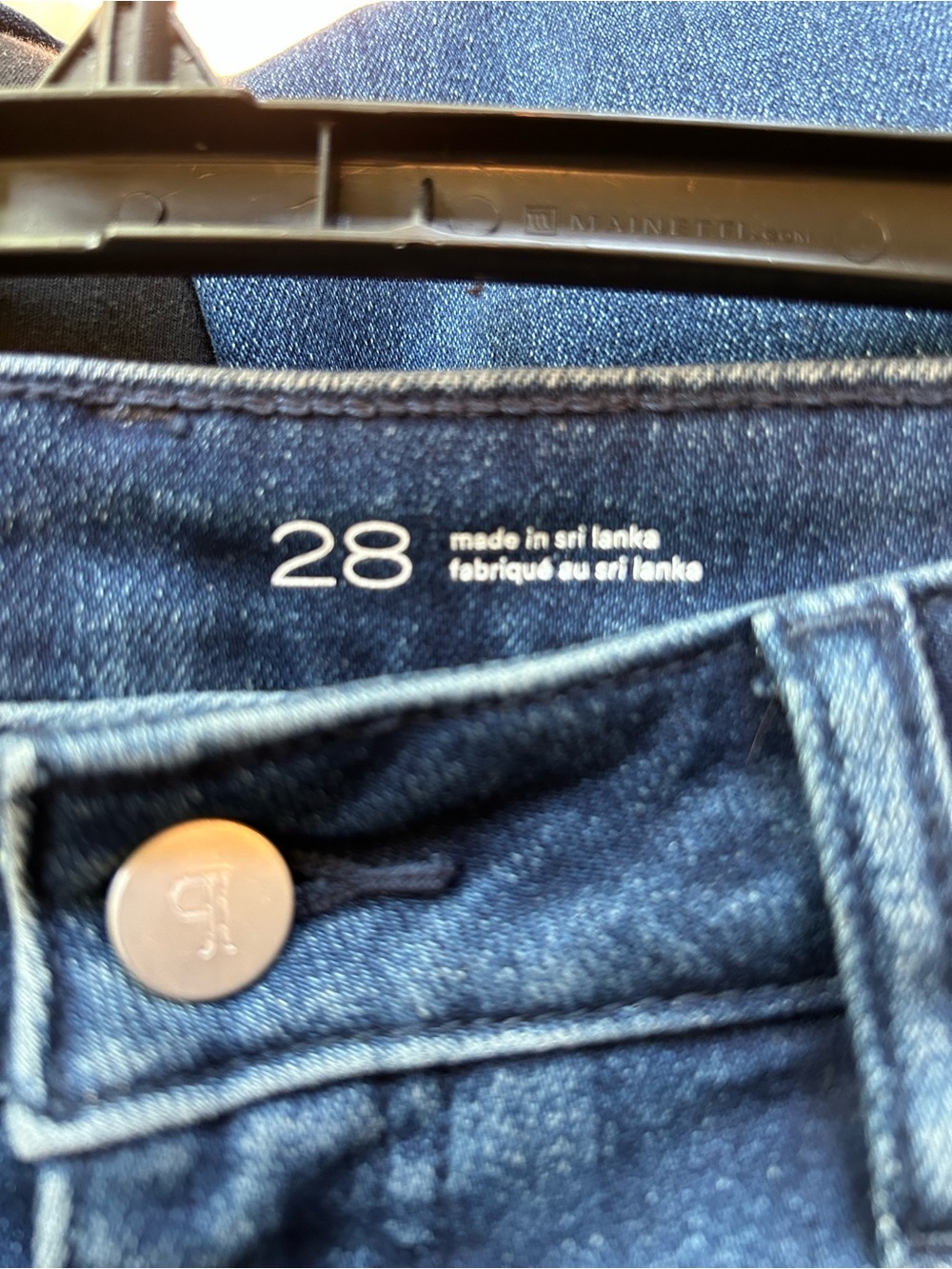 Pilcro Embellished Flare Leg Jeans - Dark Blue - Picture 6 of 8